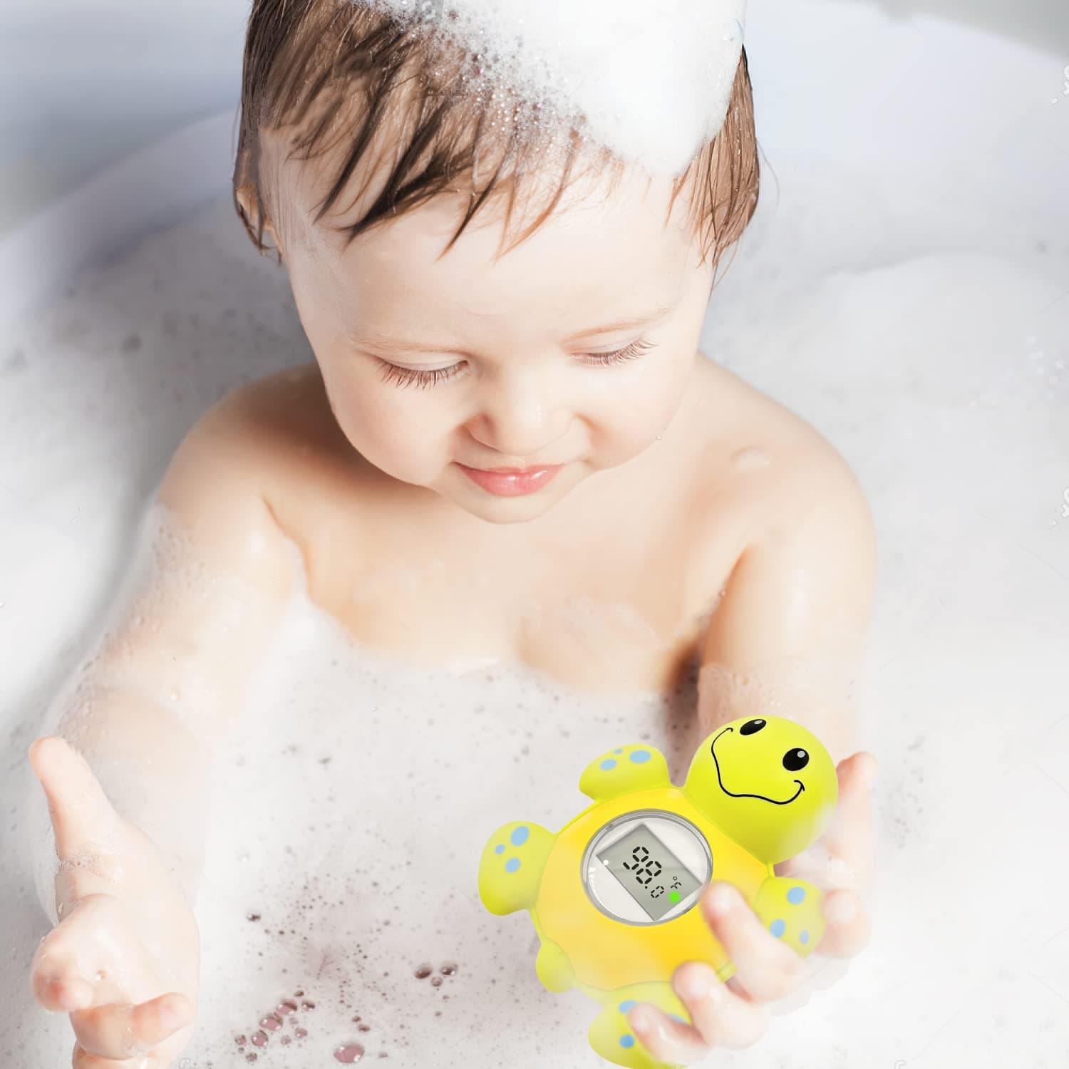 מד טמפרטורה לאמבטיה לתינוק בצורת כוכב ורוד - תמונה 5