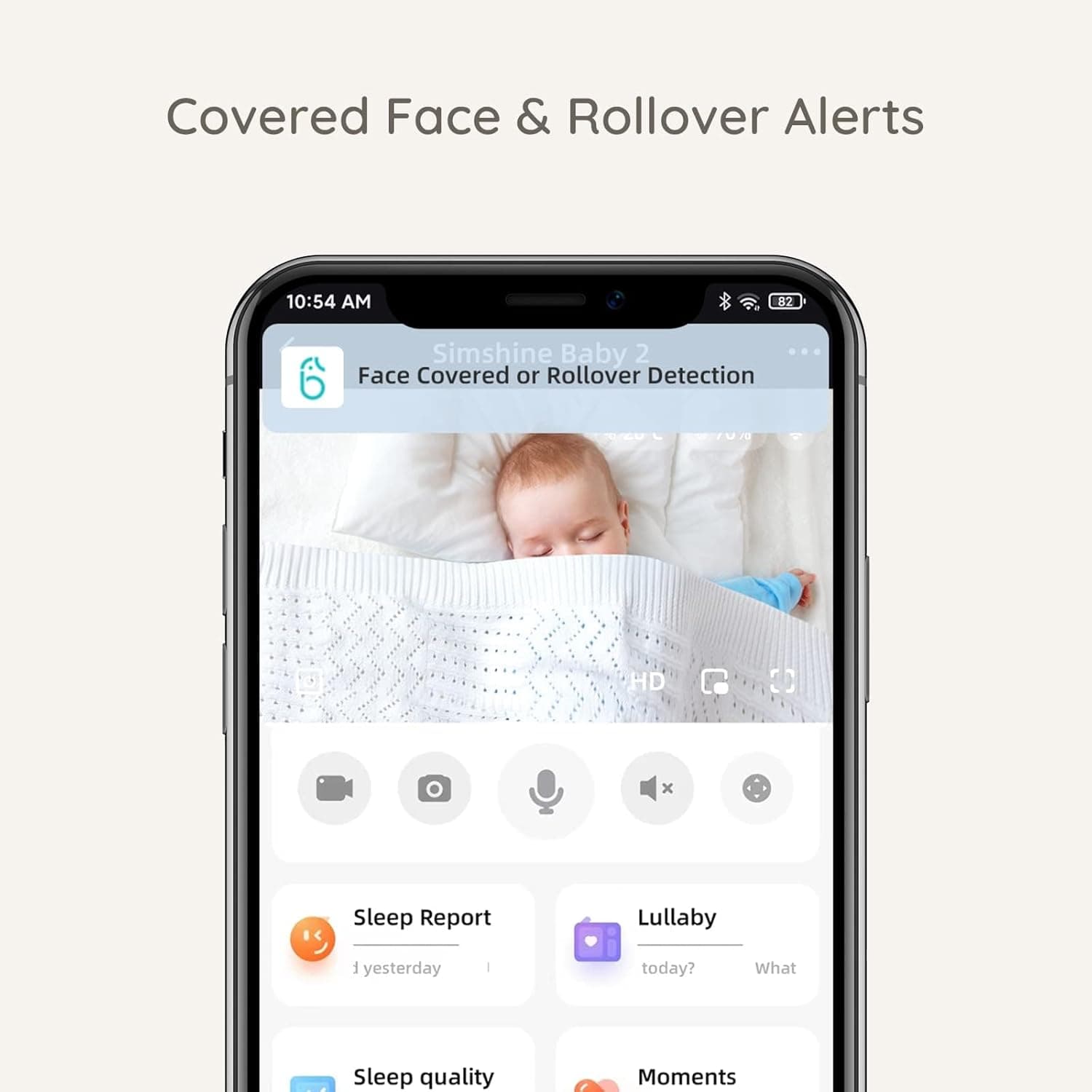 מוניטור לתינוק עם תופסן אוניברסלי מבית EYSAFT - תמונה 5