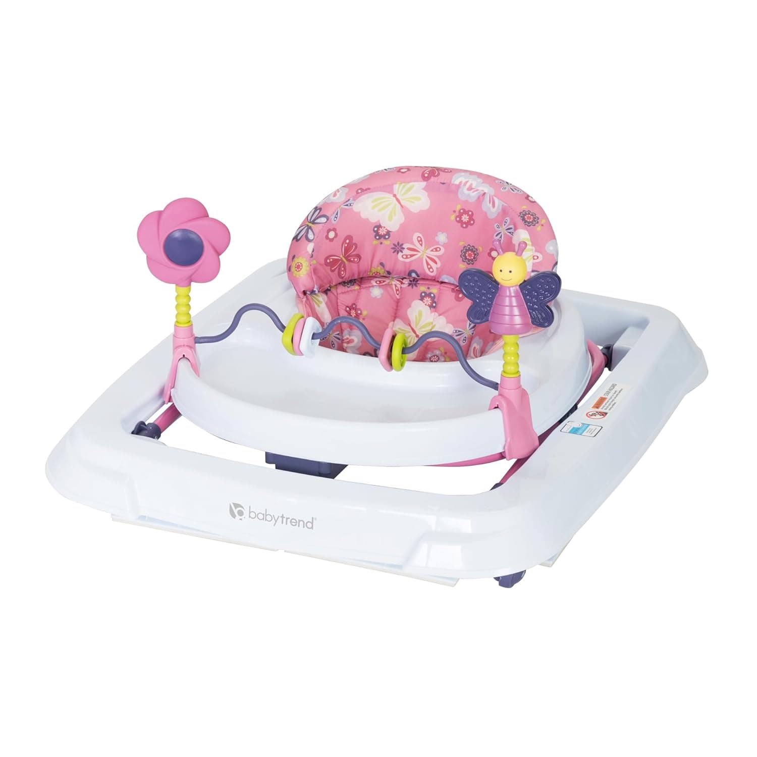 הליכון זברה לתינוק עם מסגרת מתקפלת קלה לאחסון, לגילאי 6 חודשים + - תמונה 4