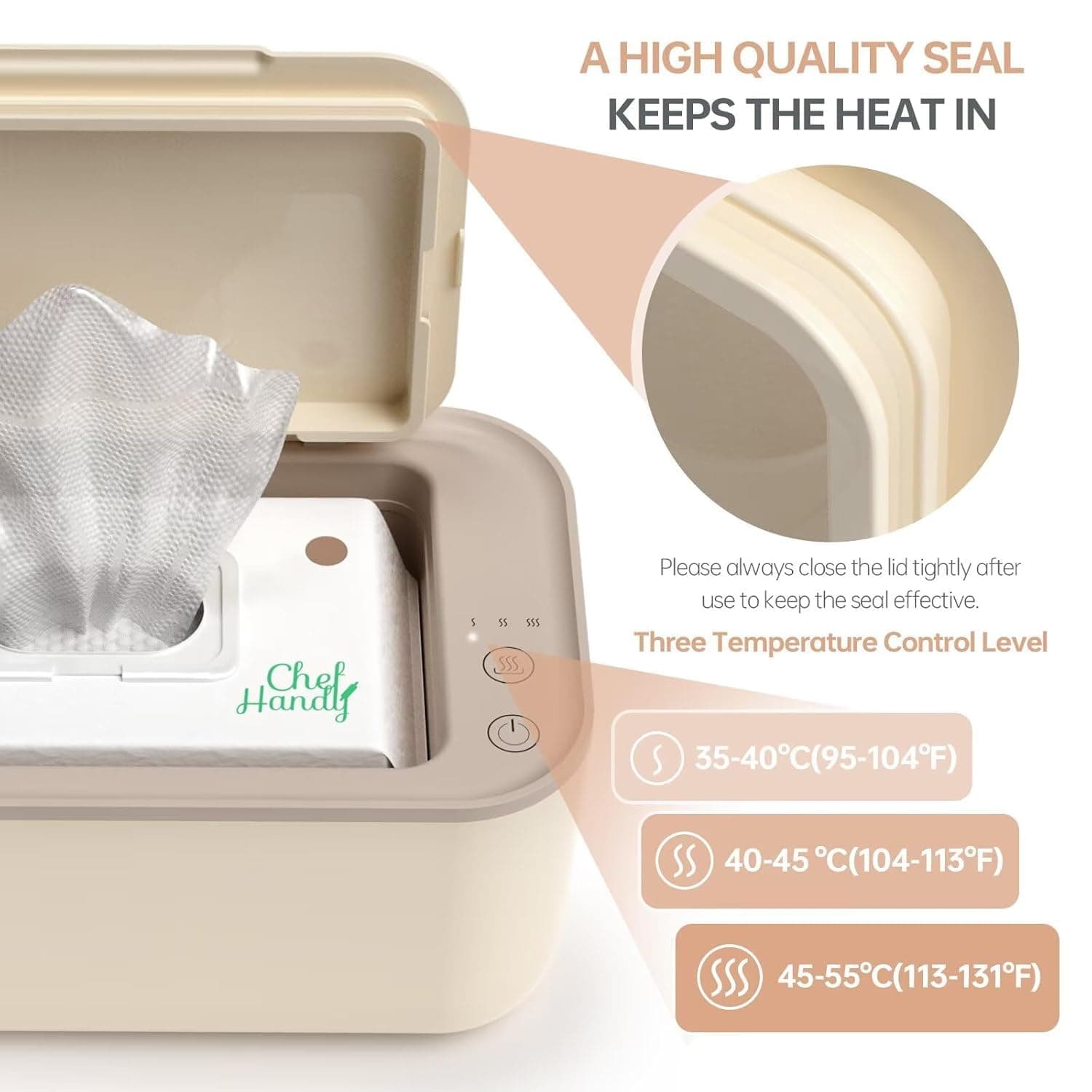 מחמם מגבונים GOGO pure - תמונה 2