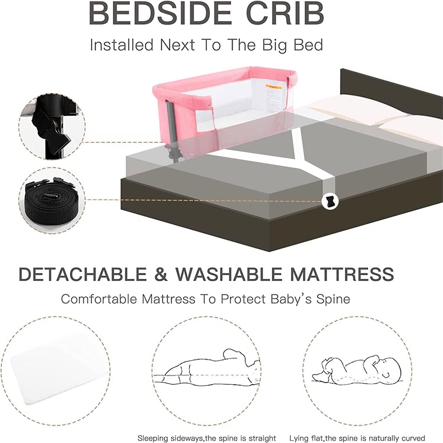 עריסה מתקפלת לתיק גב – מתאימה לנסיעות - תמונה 6