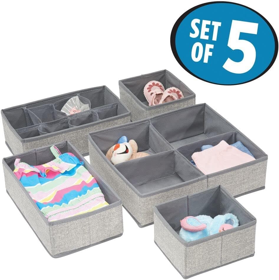 Clearworld ארגונית לשידת החתלה מבד - תמונה 2