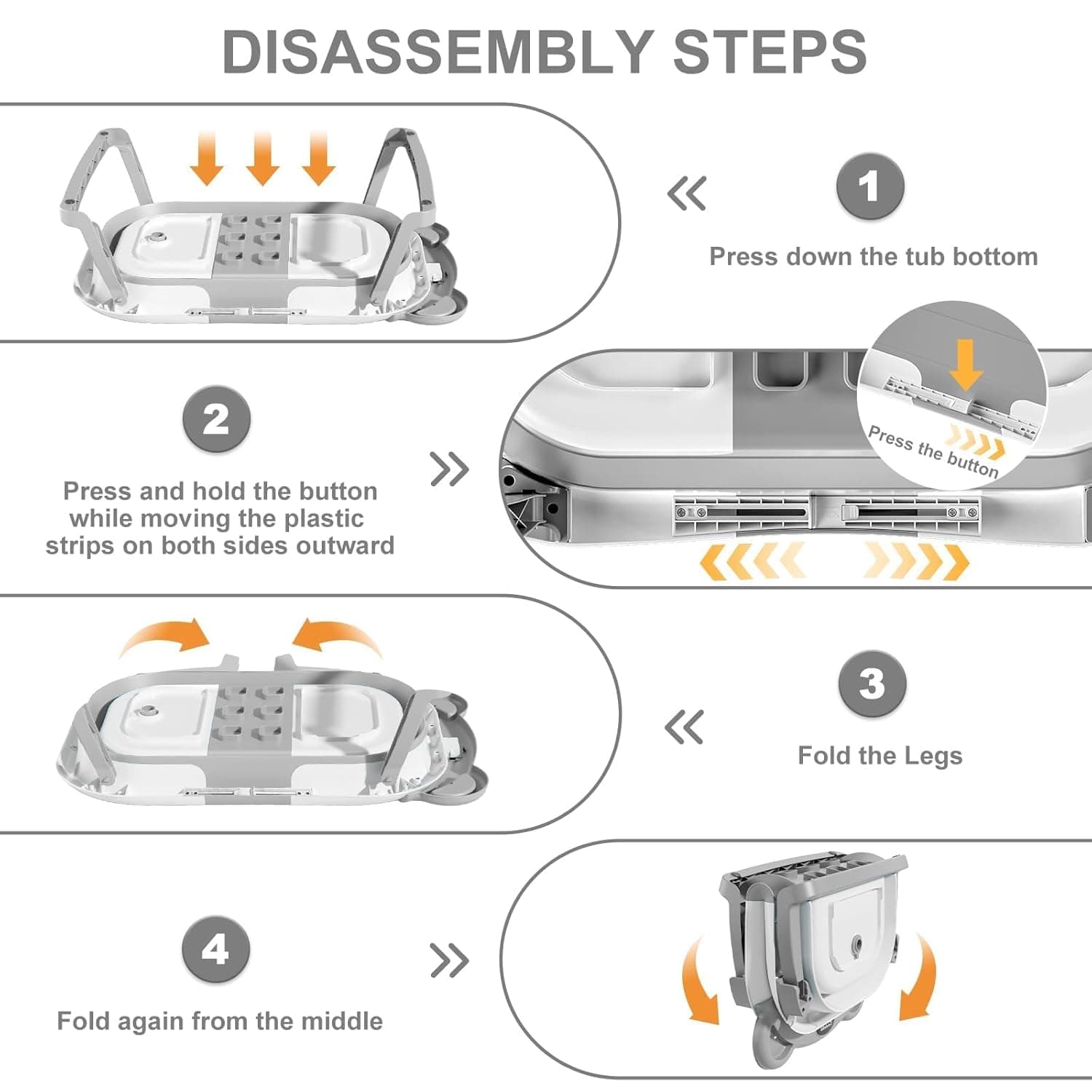 אמבטיה לתינוק מתקפל מבית BOON - תמונה 5