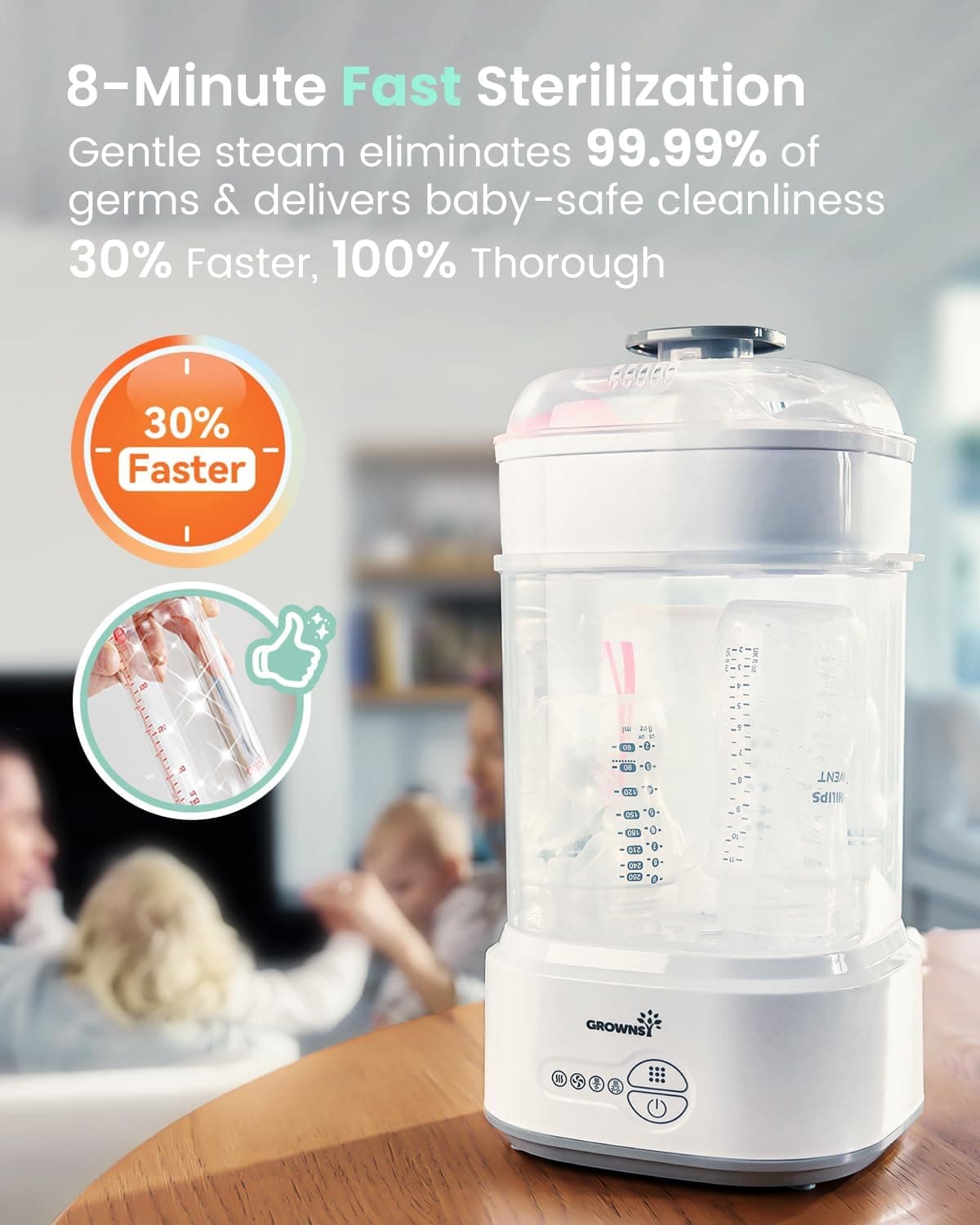 סטריליזטור 6 ב 1 HAUTURE - תמונה 4