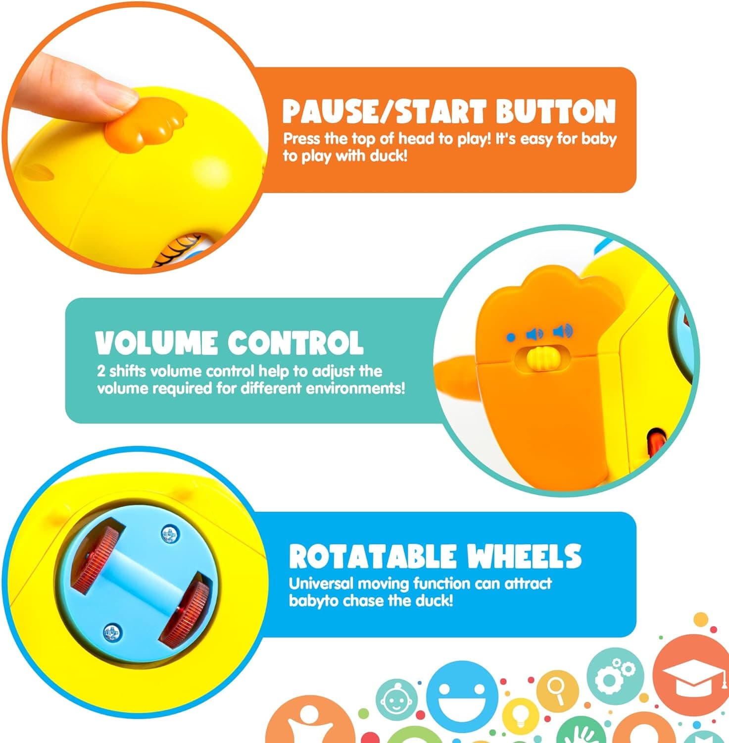 מראת צעצוע עם ספר לתינוק - תמונה 5