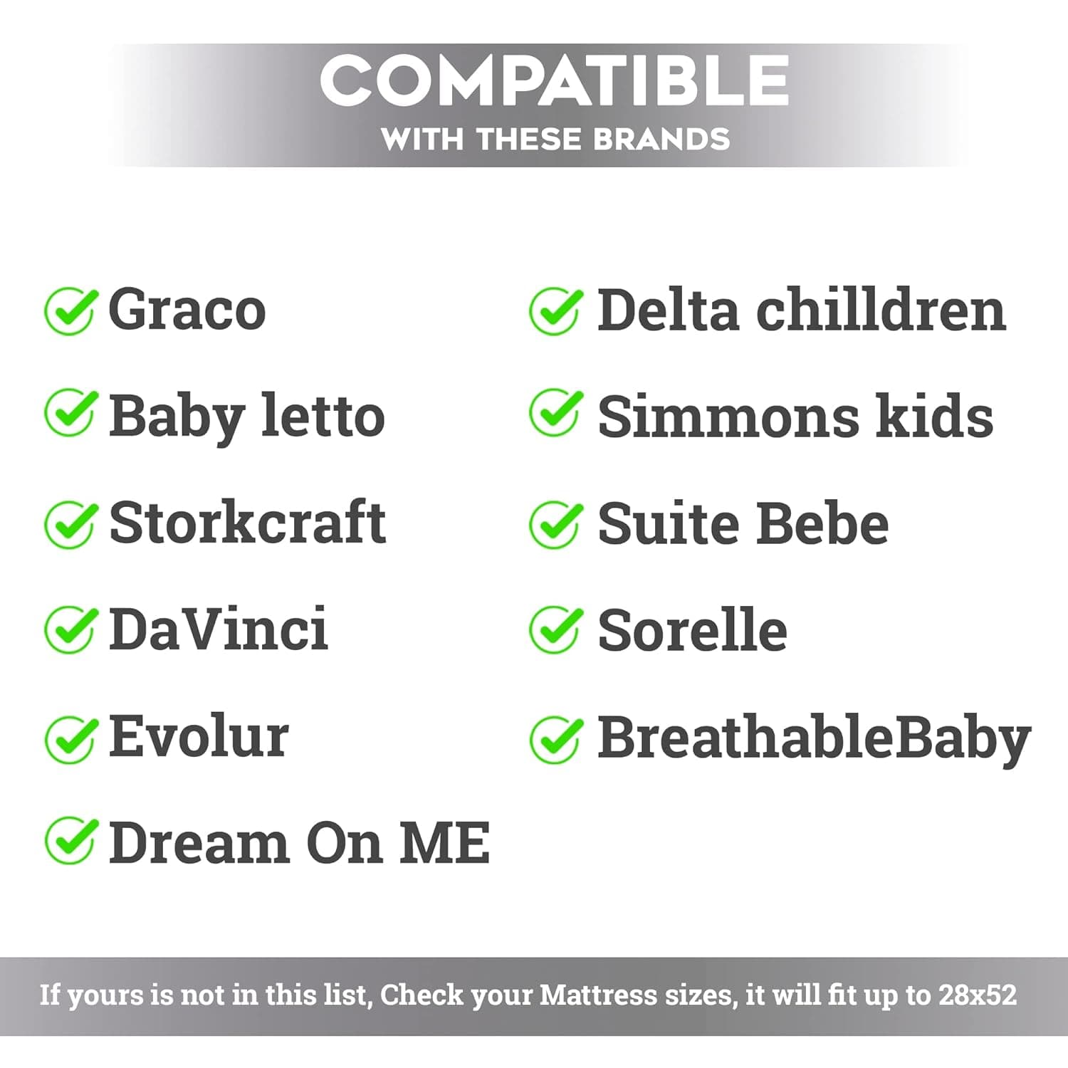 חבילה של 4 סדינים מותאמים לעריסה - תמונה 2