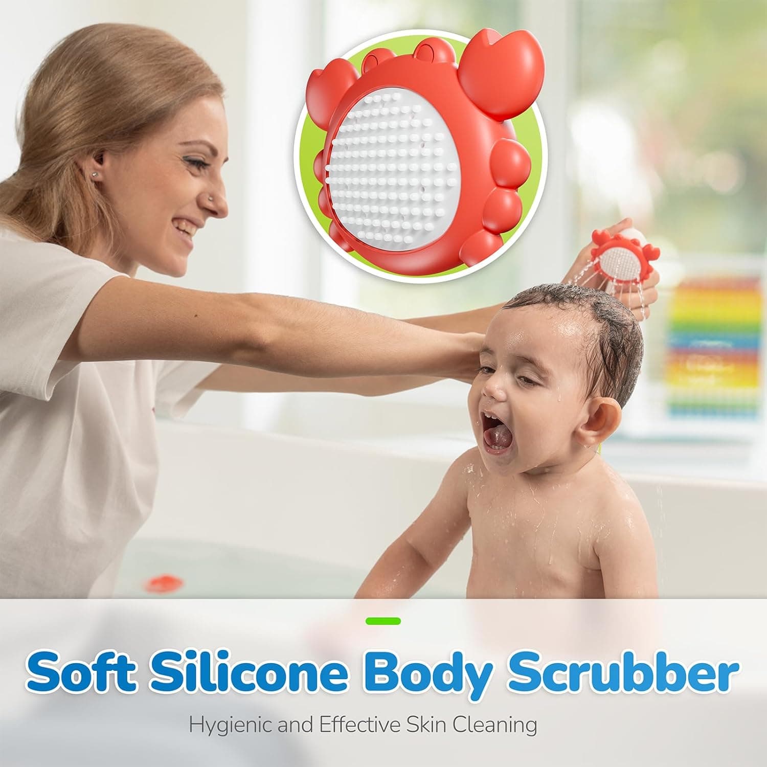 מד טמפרטורה לאמבטיית התינוק בעיצוב כלב ים - תמונה 5