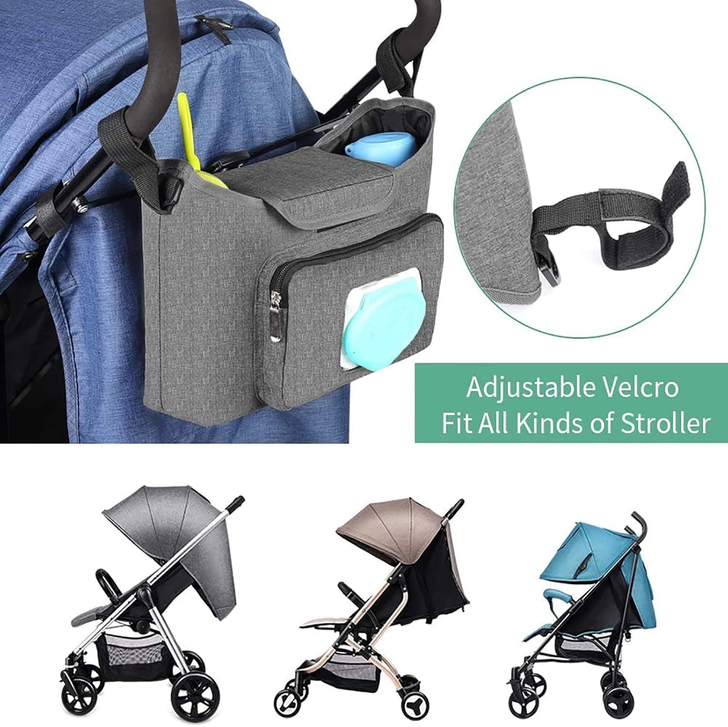 KUWANI תיק החתלה לתינוק עם תחנת החתלה - תמונה 5