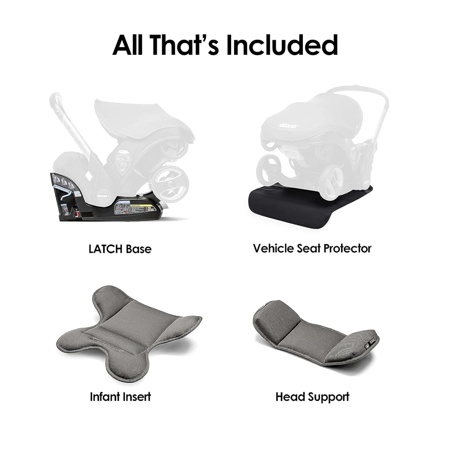 עגלת תינוק קומפקטית מתקפלת עם סל אחסון גדול - תמונה 6