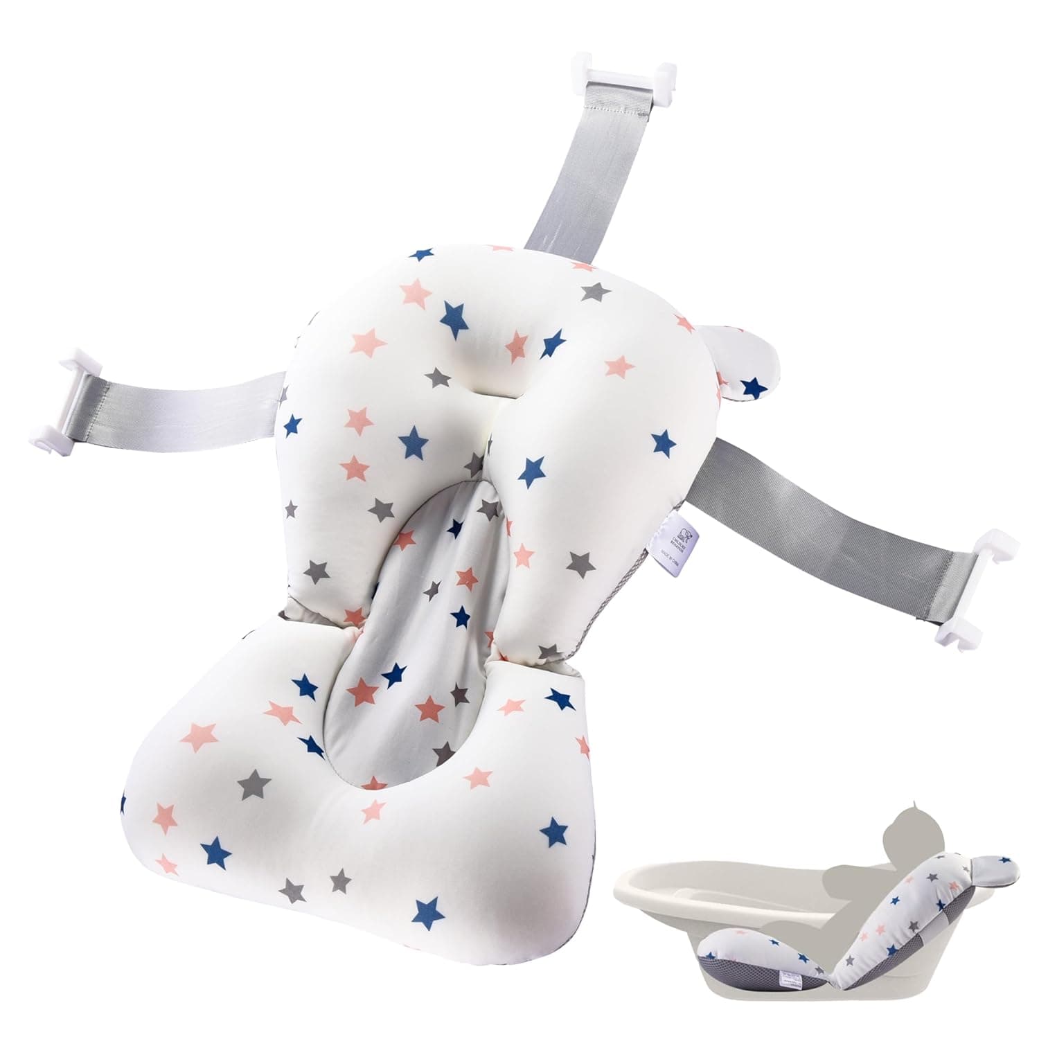 מושב אמבטיה לתינוק בעיצוב פרח לוטוס