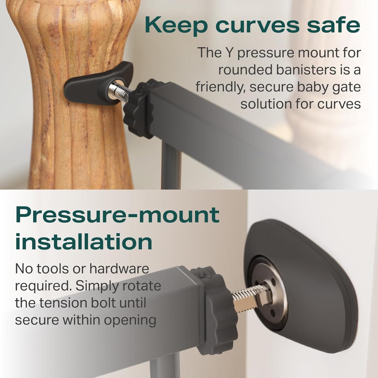 שער לתינוק כולל ערכת הארכה Regalo - תמונה 6