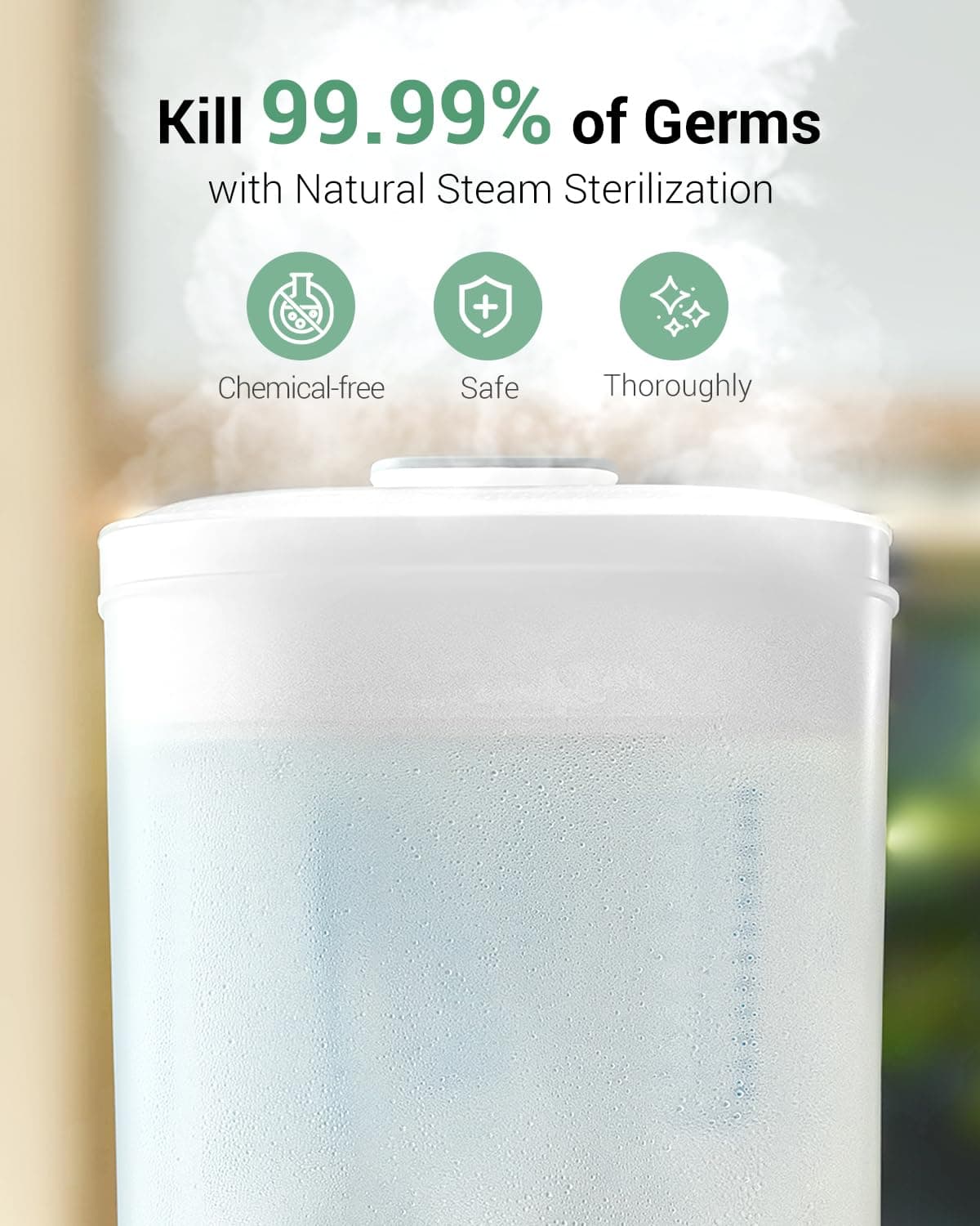 סטריליזטור לבקבוקים קל לשימוש – חיטוי בלחיצת כפתור אחת - תמונה 2