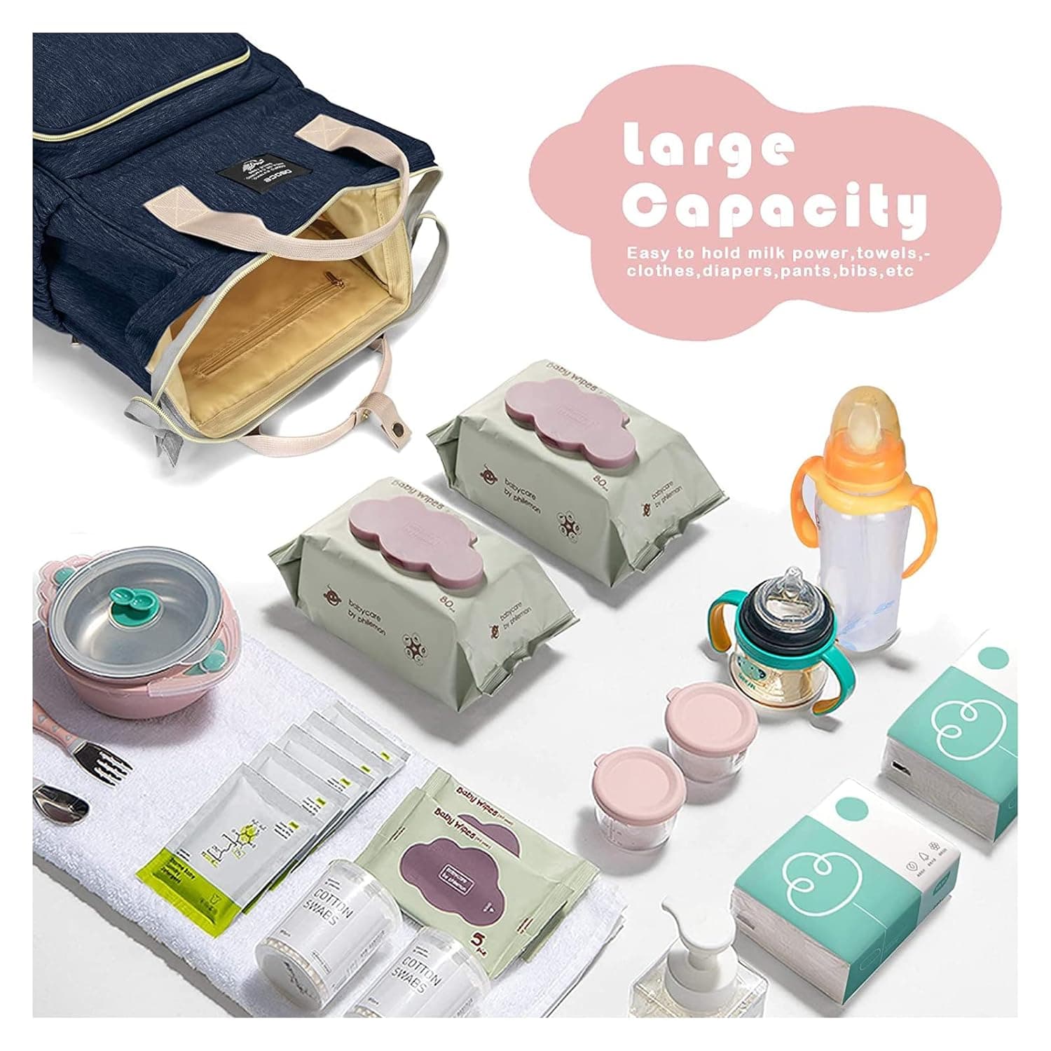 תרמיל תיק חיתולים RUVALINO - תמונה 2