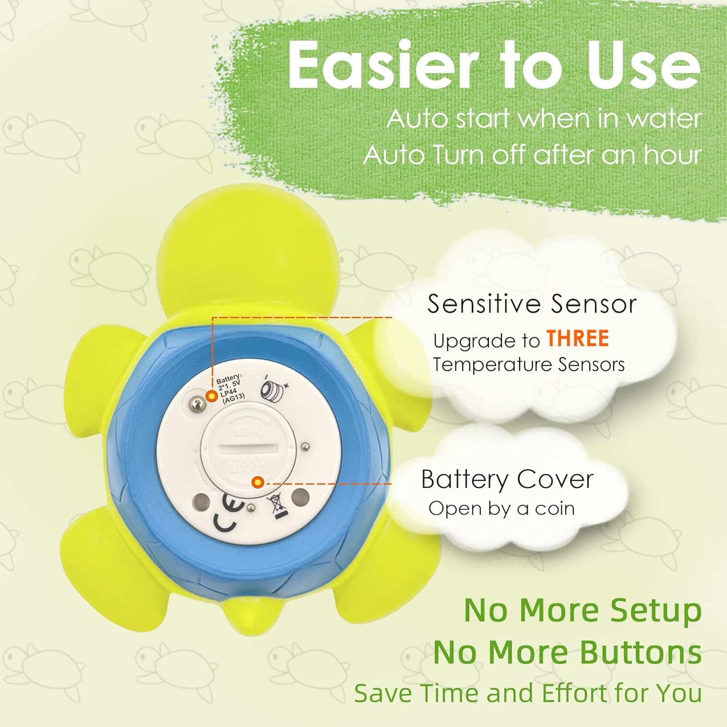 מד טמפרטורה לאמבטיה לתינוק בצורת כוכב ורוד - תמונה 3