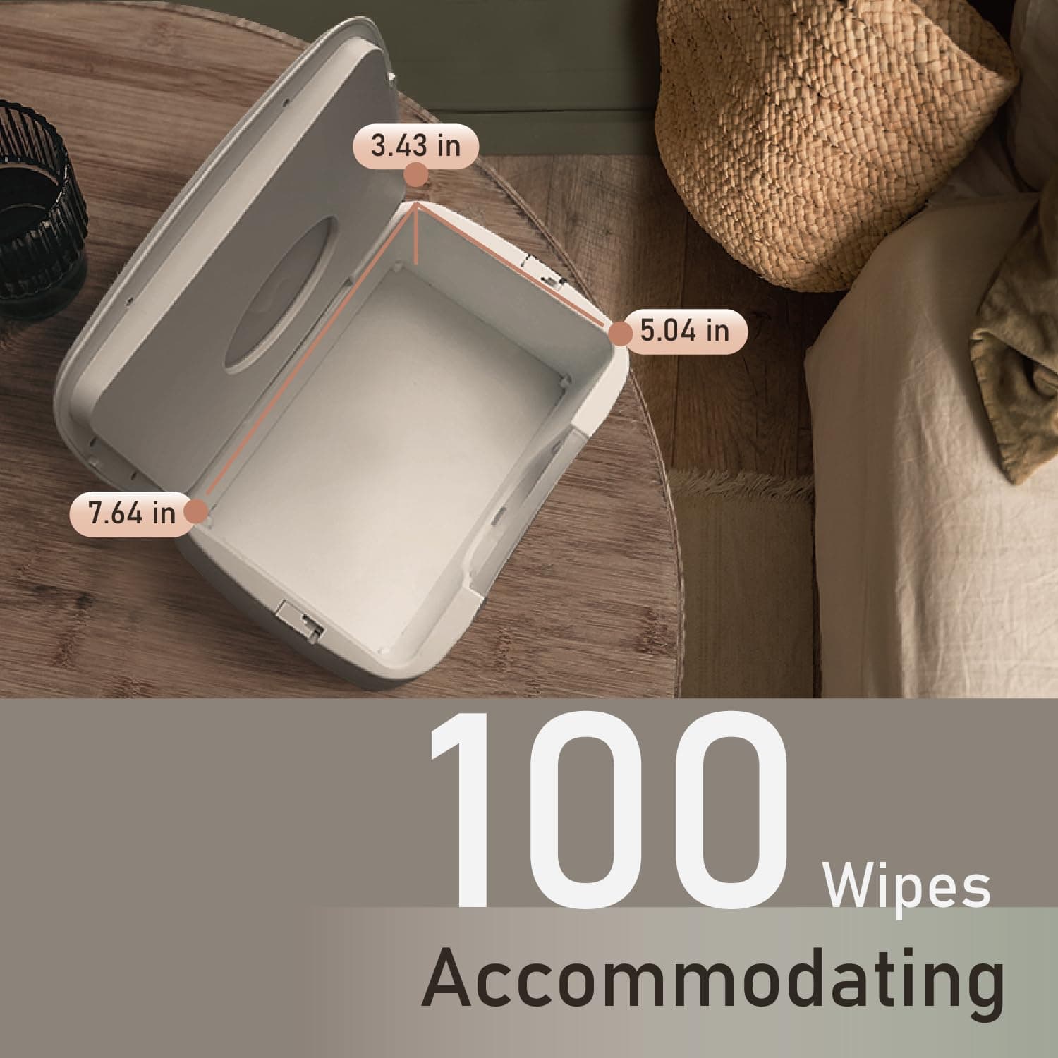 מחמם מגבונים ומתקן למגבונים לחים לתינוק hiccapop - תמונה 5