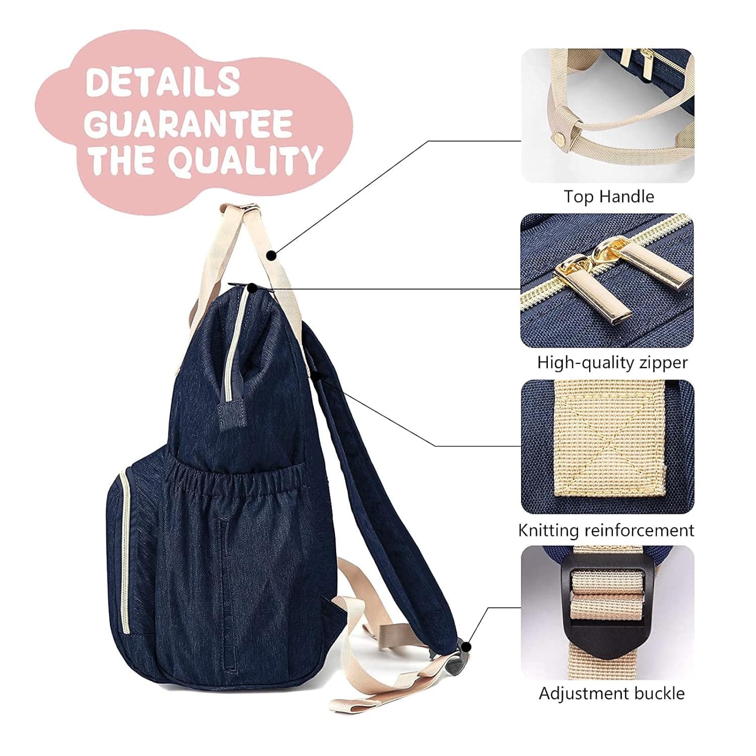 תרמיל תיק חיתולים RUVALINO - תמונה 5