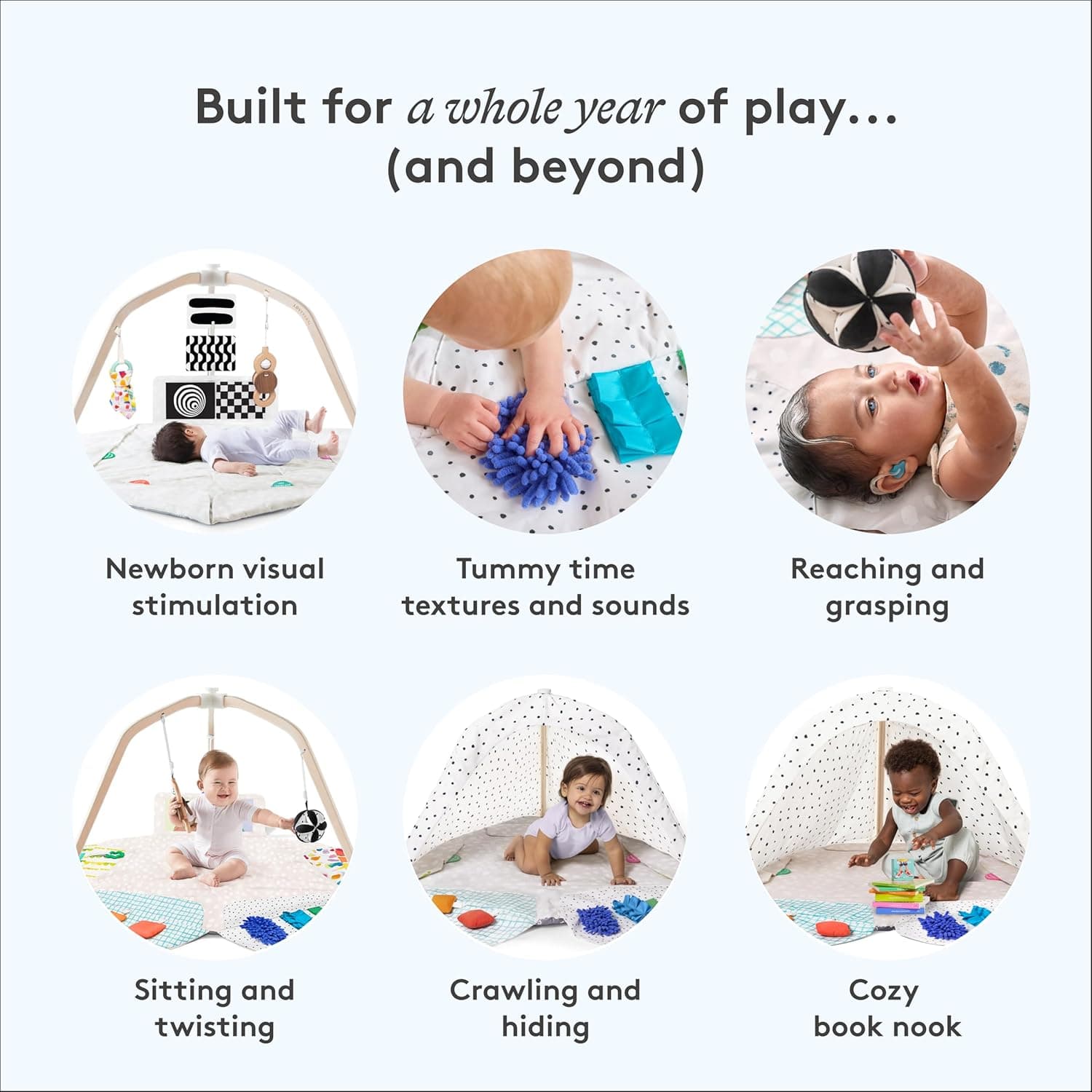 אוניברסיטה נוחה עם צעצועים לתינוק מבית Ingenuity - תמונה 5