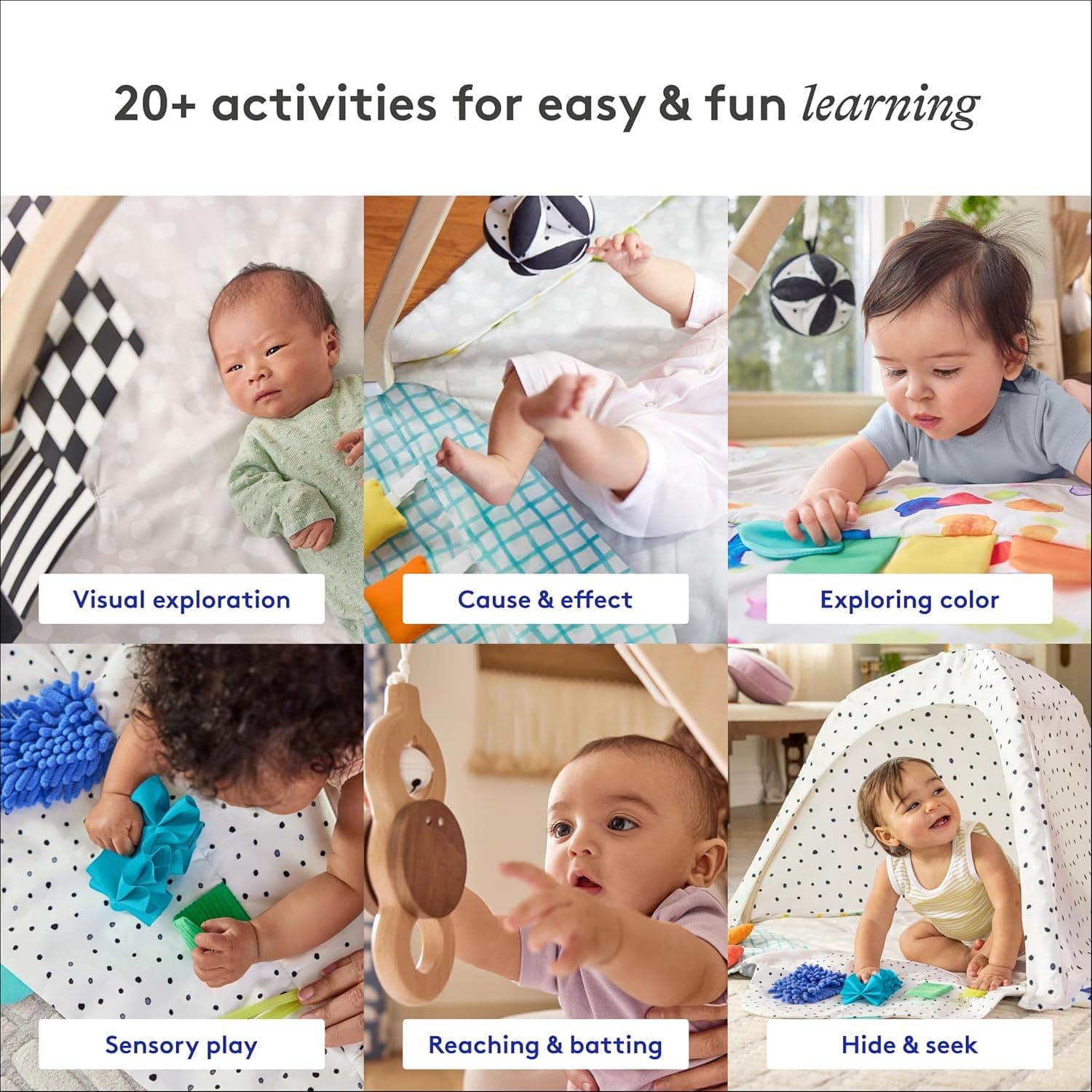 אוניברסיטה נוחה עם צעצועים לתינוק מבית Ingenuity - תמונה 4