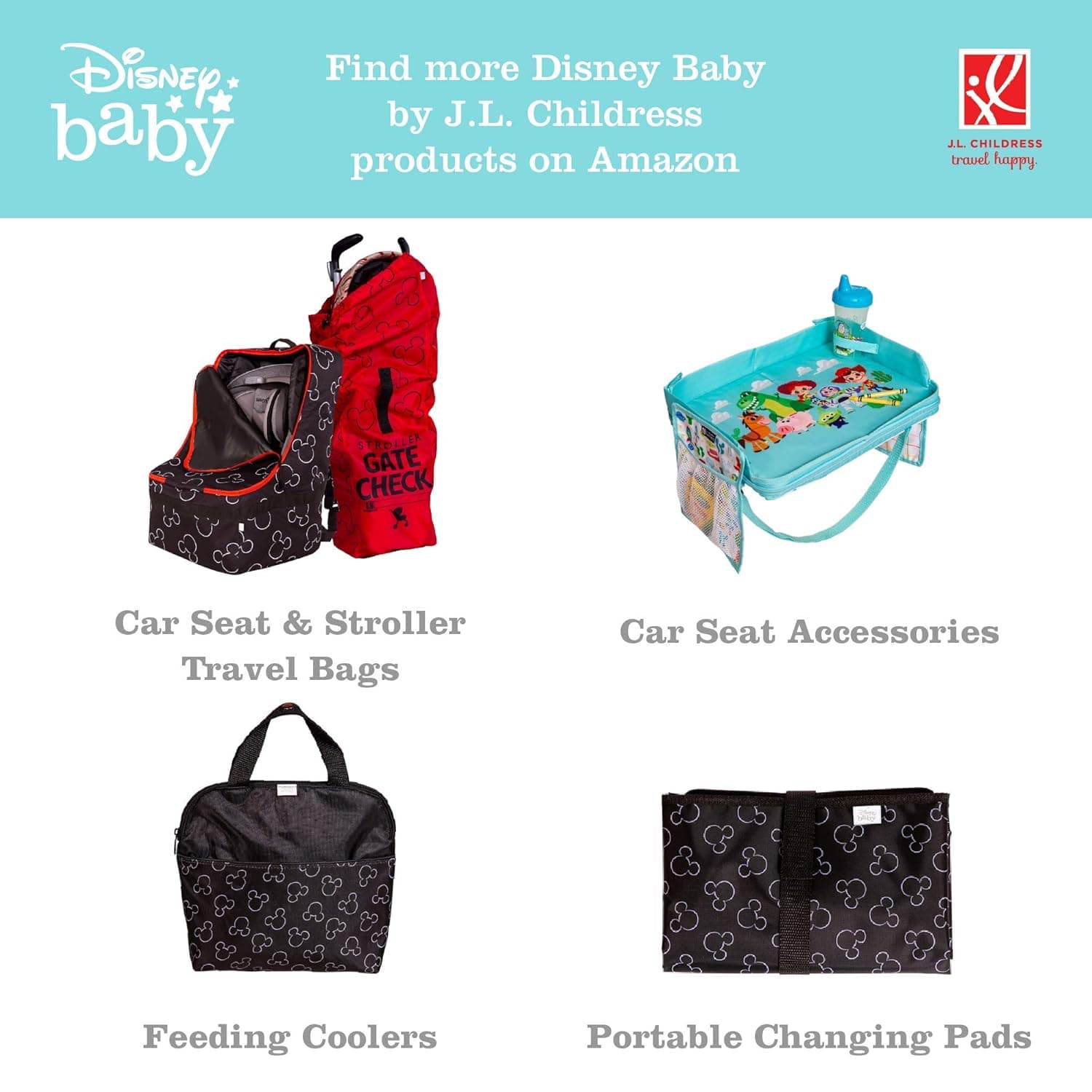 2 תיקי גב עם שרוך של מיקי ומיני מאוס - תמונה 5