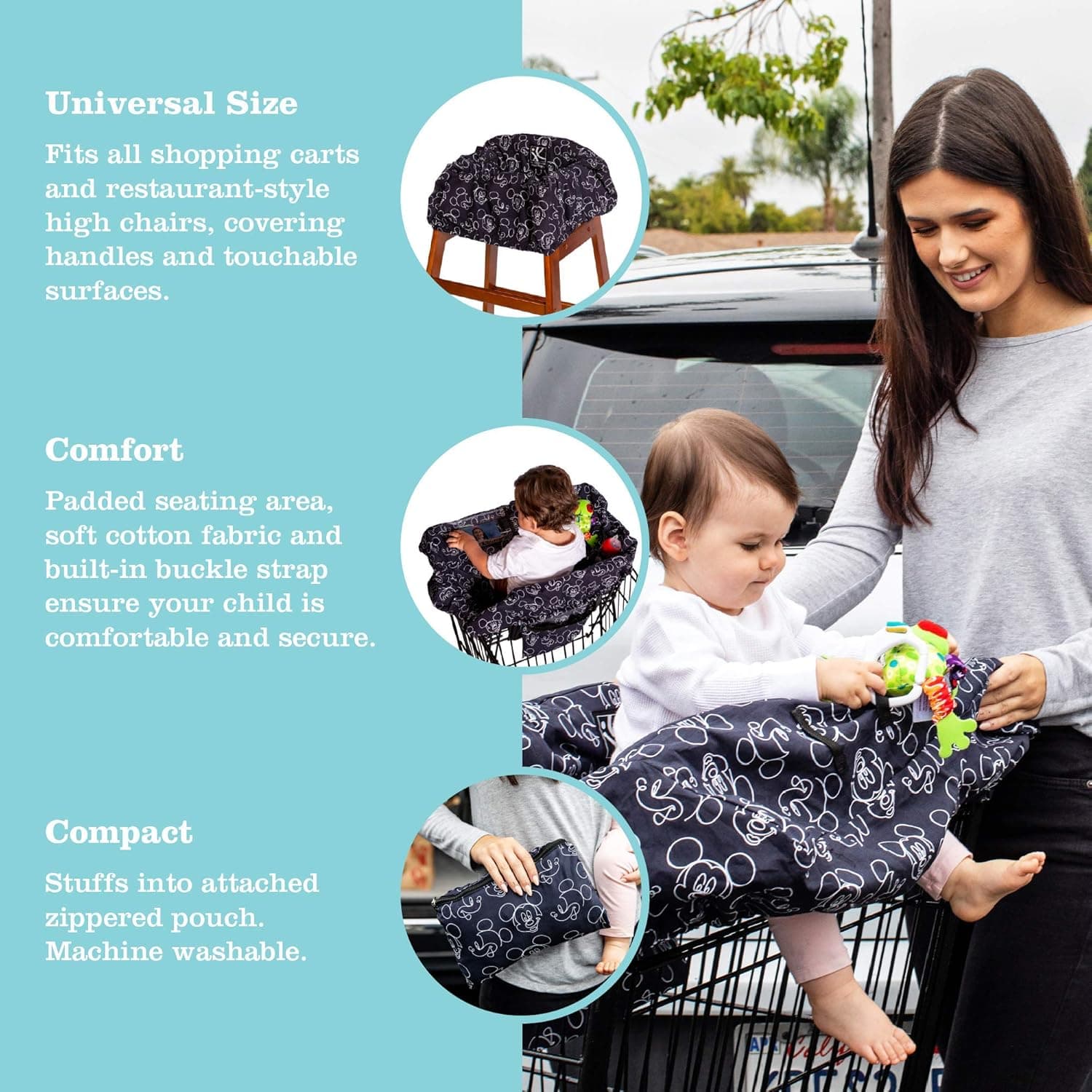 2 תיקי גב עם שרוך של מיקי ומיני מאוס - תמונה 2