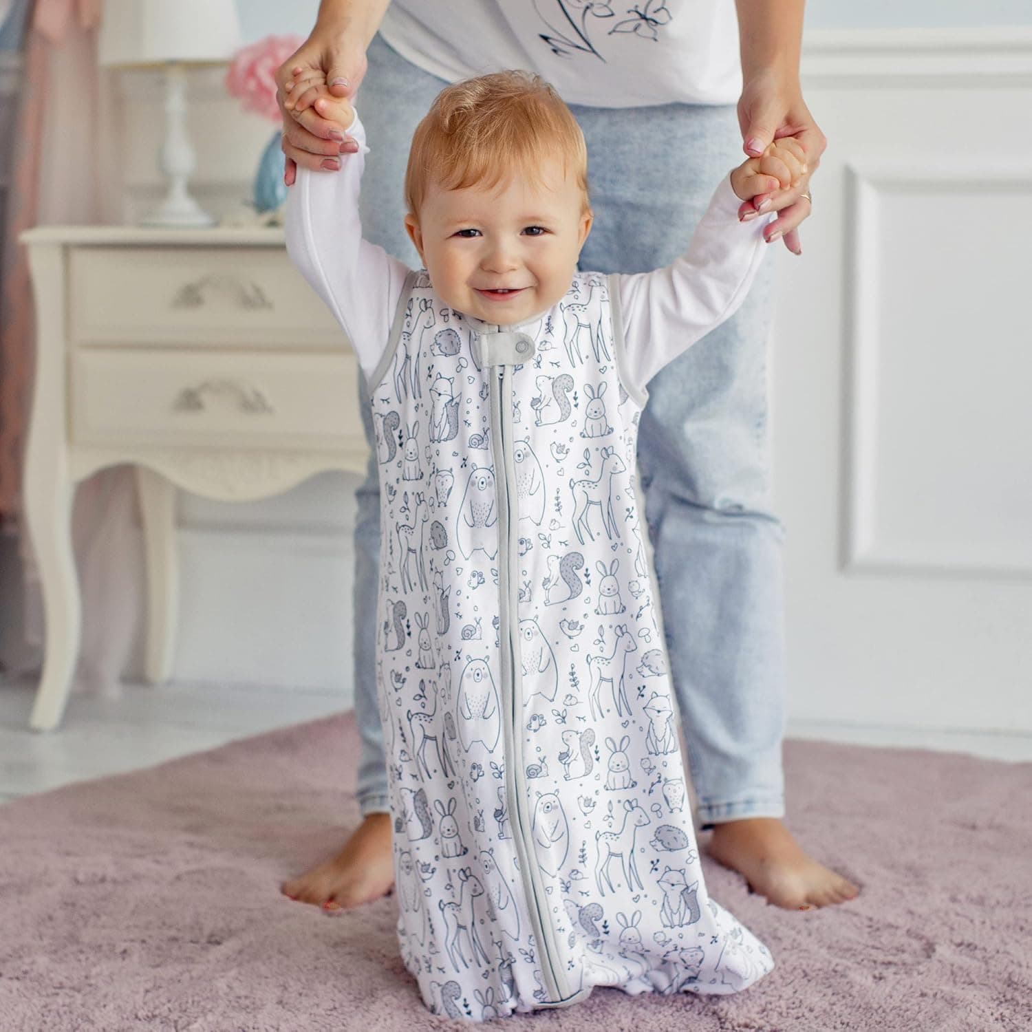 סט שק שינה לתינוק מכותנה סרוגה מבית Ely's & Co - תמונה 6