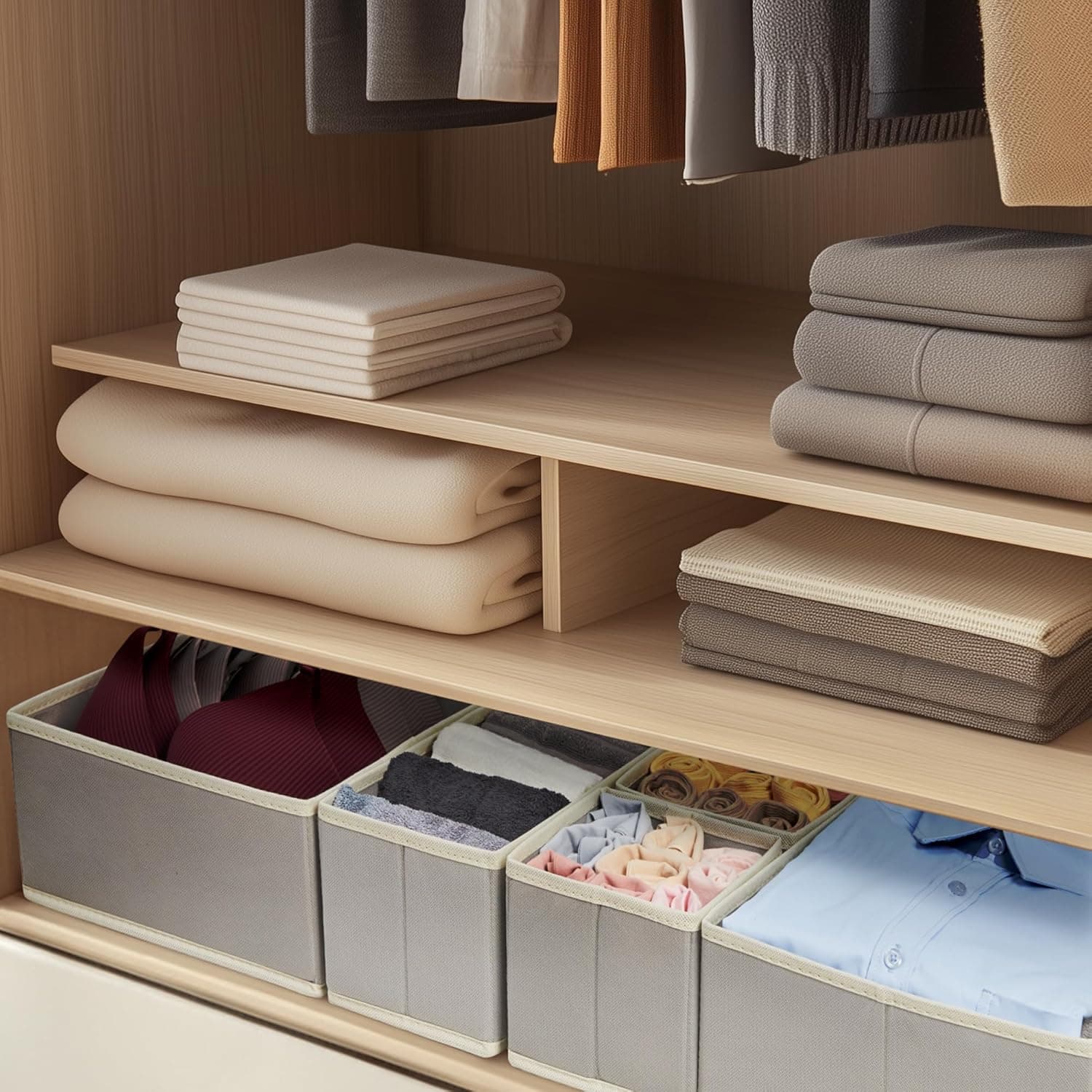 ארגונית חוצצי מגירות לשידת החתלה חבילה של 5 - תמונה 6