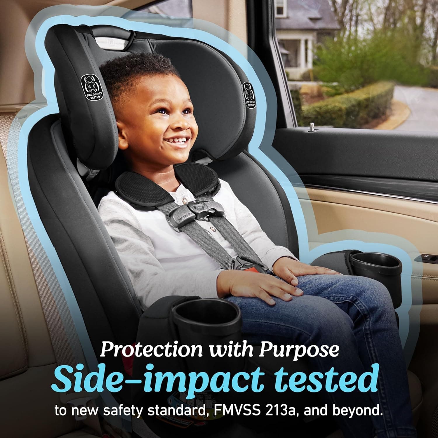 כיסא בטיחות לתינוק לרכב 1® Crosstown DLX All-in-One - תמונה 5